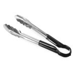 HENDI TONGS W/PVC BLACK HANDLE 25CM