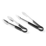 HENDI TONGS W/PVC BLACK HANDLE 25CM - Image 4