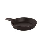 UNIVERSE BLACK BOWL SERV. W/HANDLE ø16X3.5 35CL