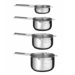 HENDI MEASURING CUPS INOX 30/80/120/180ML S/4 - Image 2