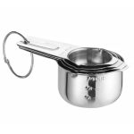 HENDI MEASURING CUPS INOX 30/80/120/180ML S/4 - Image 3