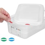 HENDI CONTAINER SEALED W/LID PP GN 2/3 10CM 9L - Image 3