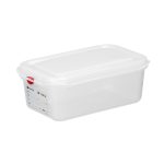 HENDI CONTAINER SEALED W/LID PP GN 1/4 10CM 2.8L
