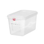 HENDI CONTAINER SEALED W/LID PP GN 1/4 15CM 4.3L