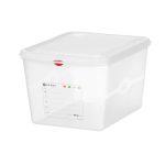 HENDI CONTAINER SEALED W/LID PP GN 1/2 20CM 12.5L