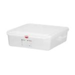 HENDI CONTAINER SEALED W/LID PP GN 1/1 10CM 13L